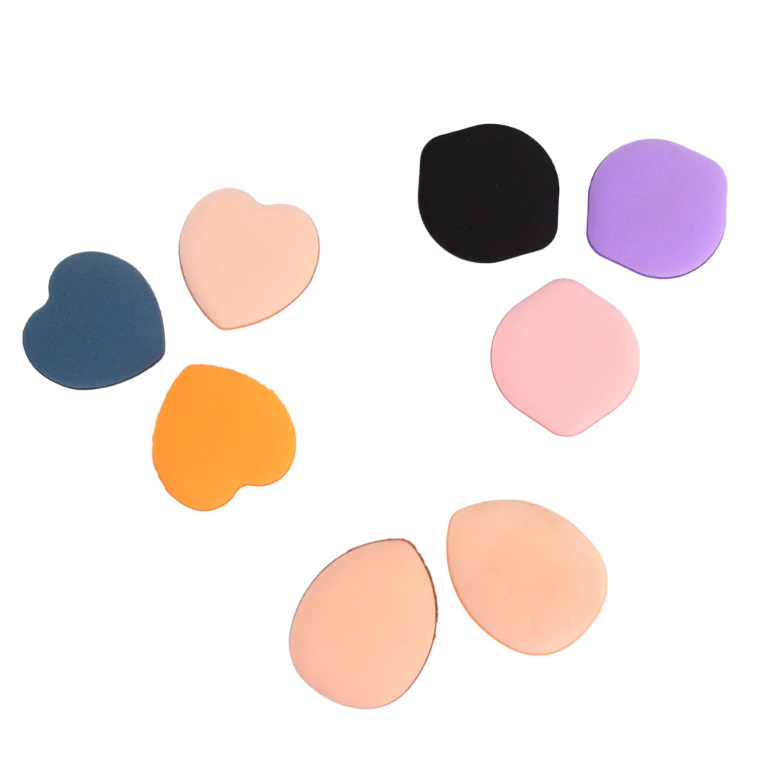 Mini Finger Makeup Powder Puff (Multicolour 8 Pcs Set) Mini Finger Makeup Powder Puff (Multicolour 8 Pcs Set)